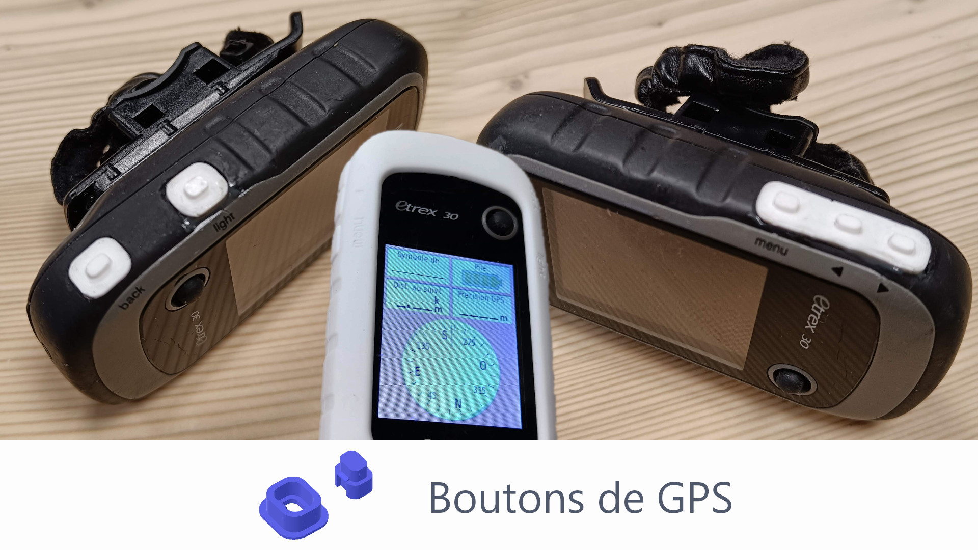 Boutons de GPS