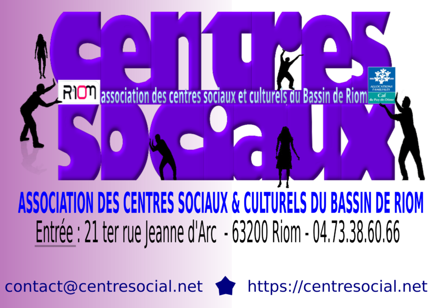 Logo original des Centres Sociaux et Culturels de Riom